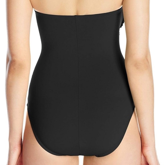 La Blanca Island Goddess Twist Bandeau one piece - Picture 6 of 6